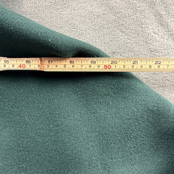 J Crew Cocoon Coat Women 2 Italian Stadium Cloth Nello Gori Wool Luxury Green - Picture 13 of 13